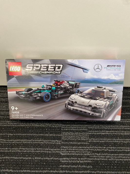 LEGO Speed Champions. Mercedes-AMG F1 W12 E Performance & Mercedes-AMG Project One. 76909.