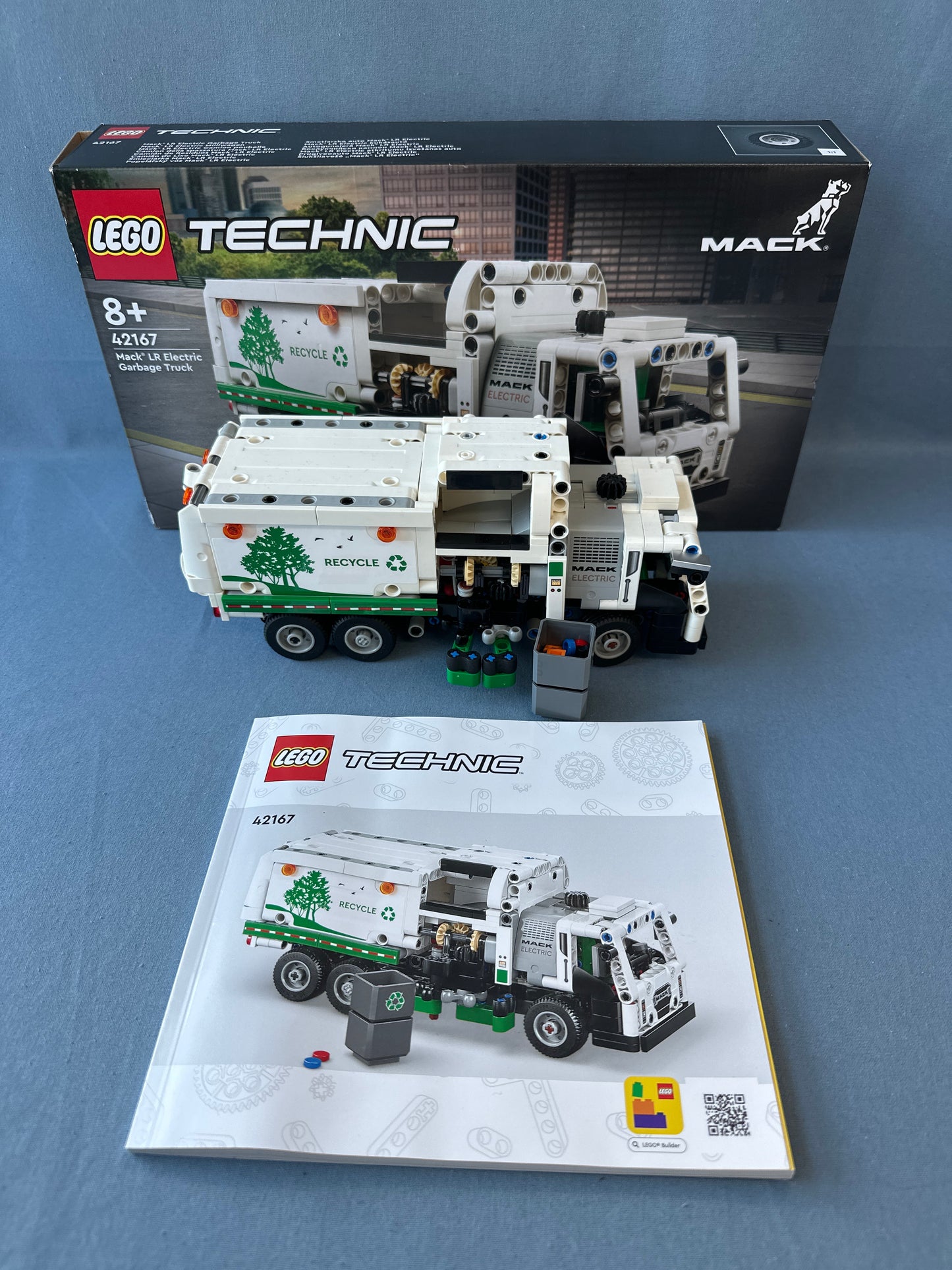 LEGO Technic. Mack LR Electric Garbage Truck. 42167. (Used)