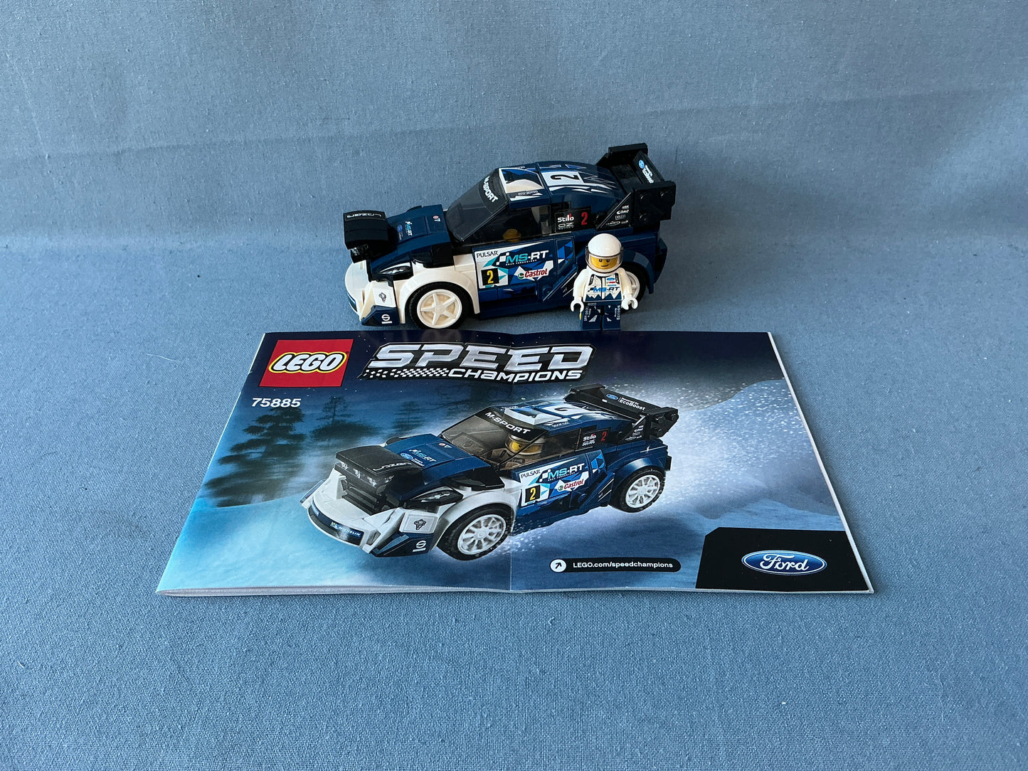 LEGO Speed Champions. Ford Fiesta M‑Sport WRC. 75885. Used