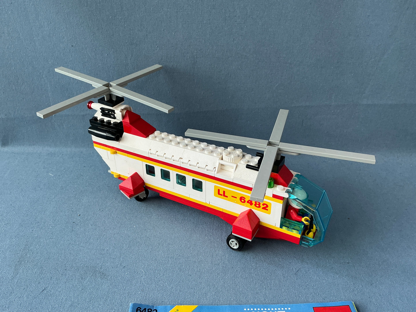 LEGO Town. Light & Sound Rescue Helicopter. 6482. Used