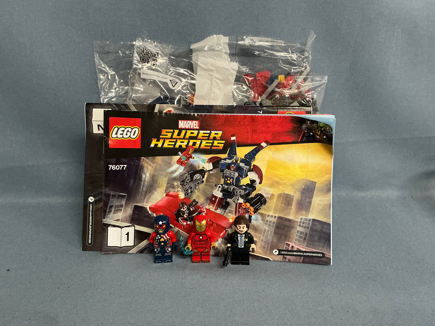 LEGO Marvel. Iron Man: Detroit Steel Strikes. 76077 (used)