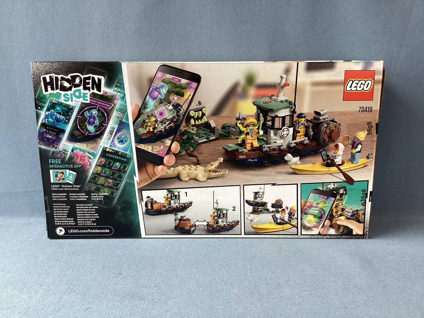 LEGO. Hidden Side. Wrecked Shrimp Boat. 70419