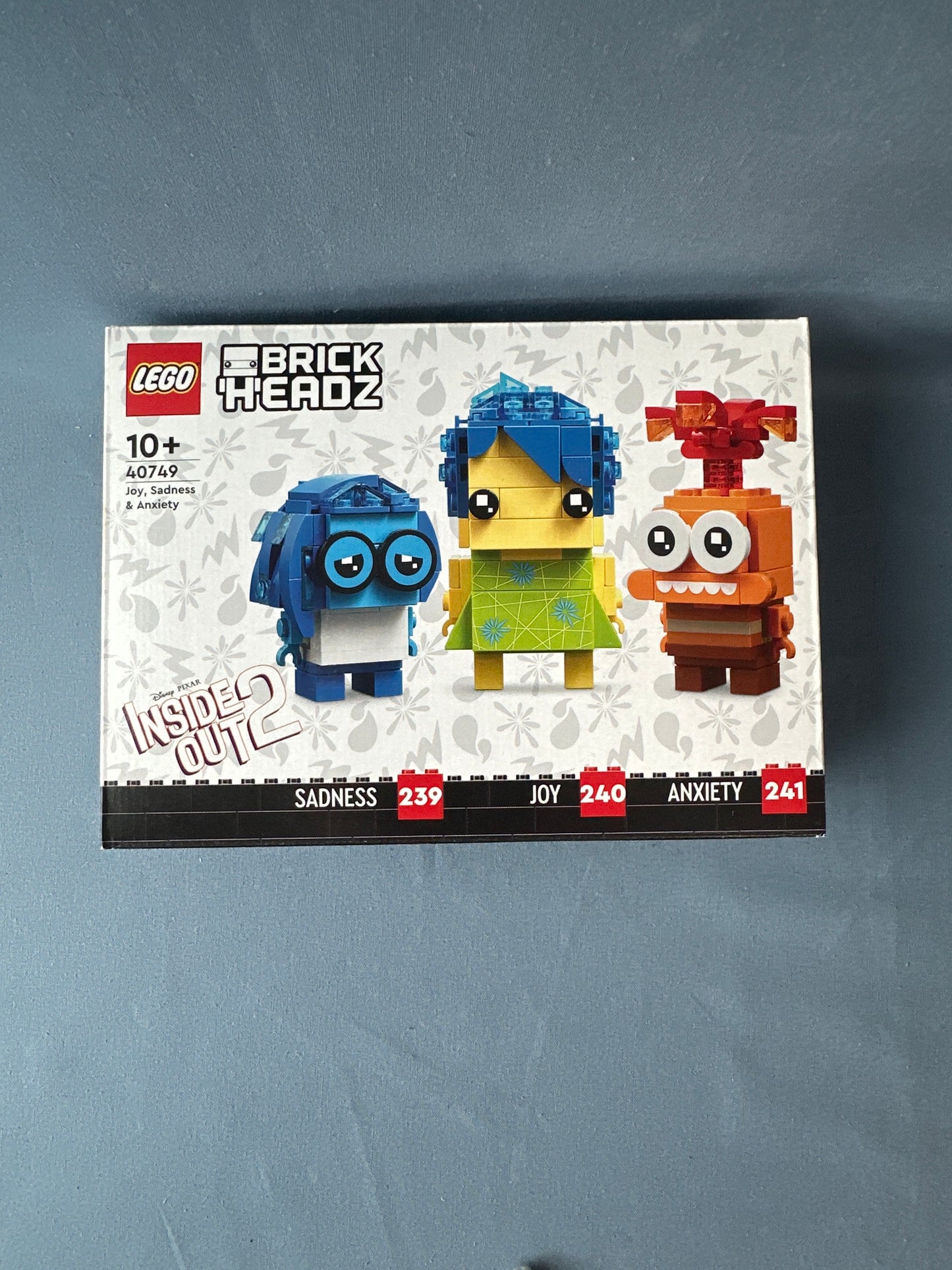 LEGO BrickHeadz. Joy, Sadness and Anxiety. 40749