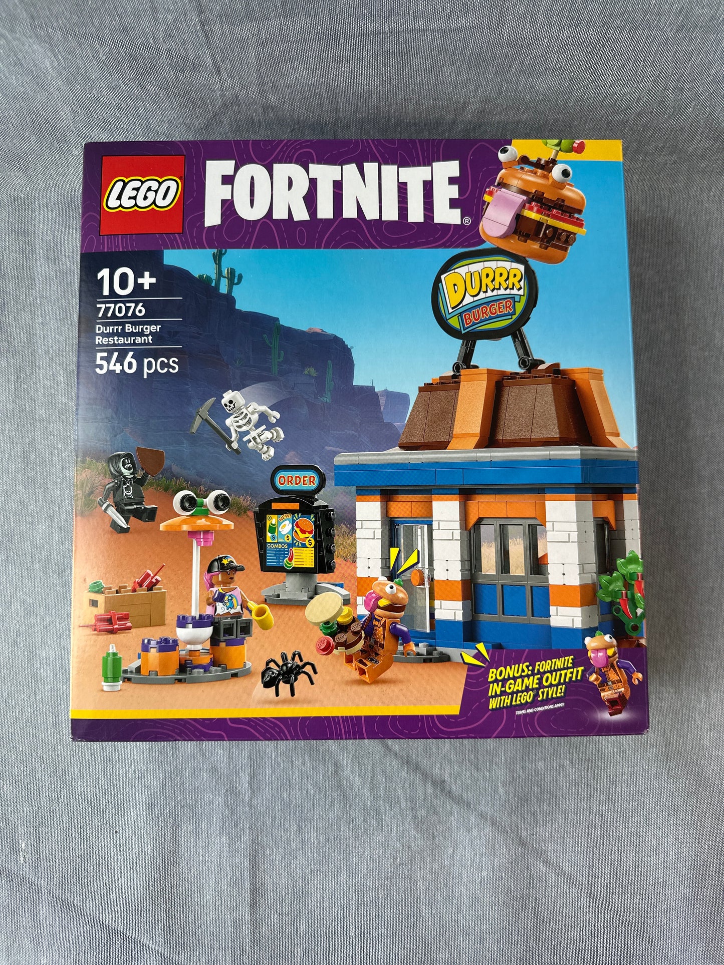 LEGO Fortnite. Durr Burger Restaurant. 77076