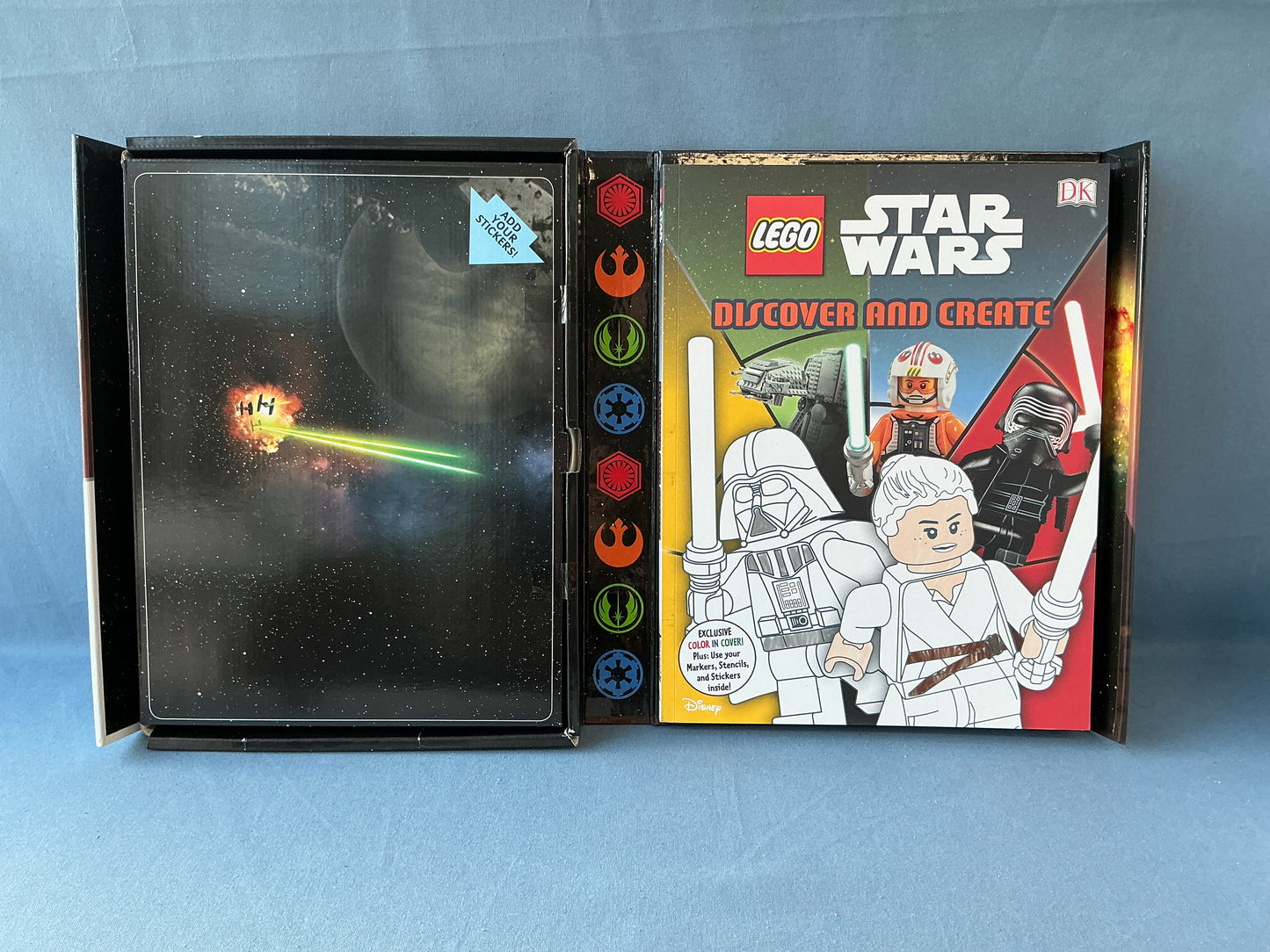 LEGO Star Wars book. Discover and Create.
