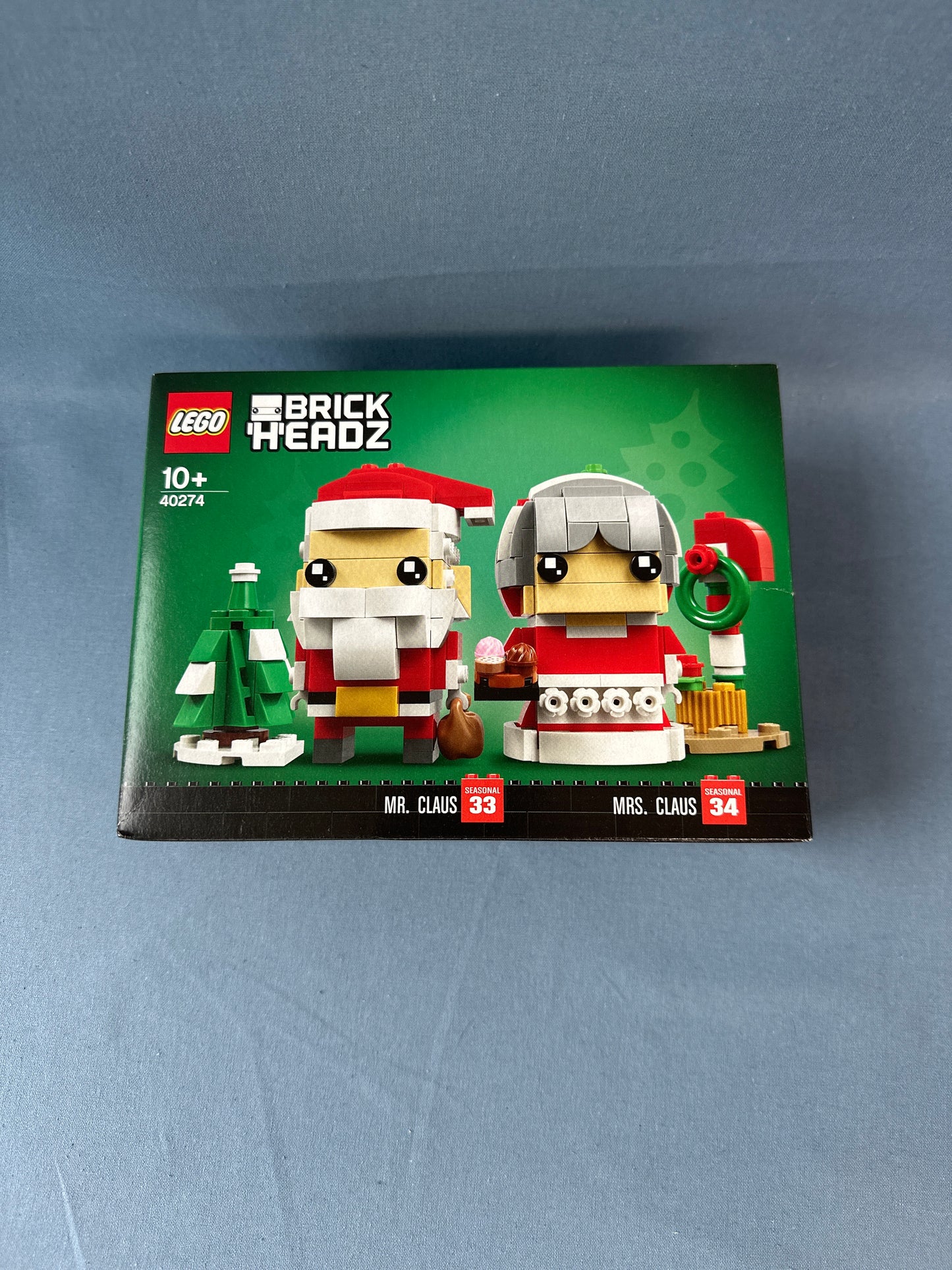 LEGO BrickHeadz. Mr Claus and Mrs Claus. 40274