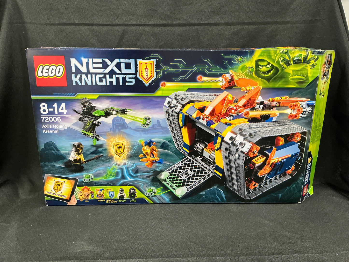 LEGO Nexo Knights. Axl’s Rolling Arsenal. 72006. Used