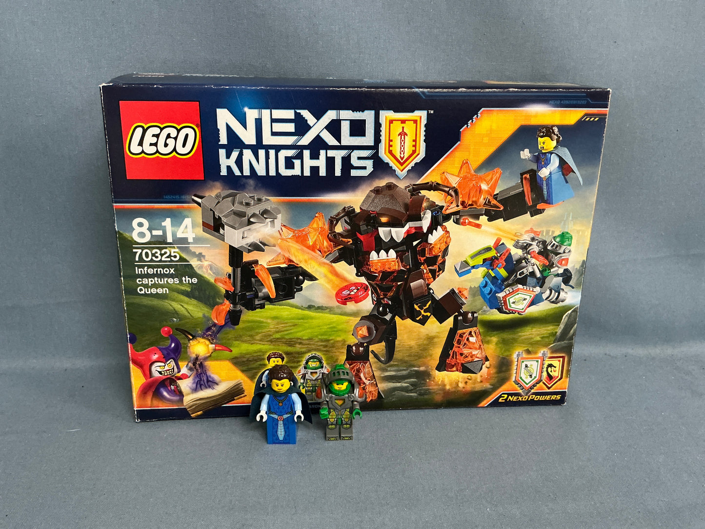 LEGO Nexo Knights. Infernox Captures the Queen. 70325. Used