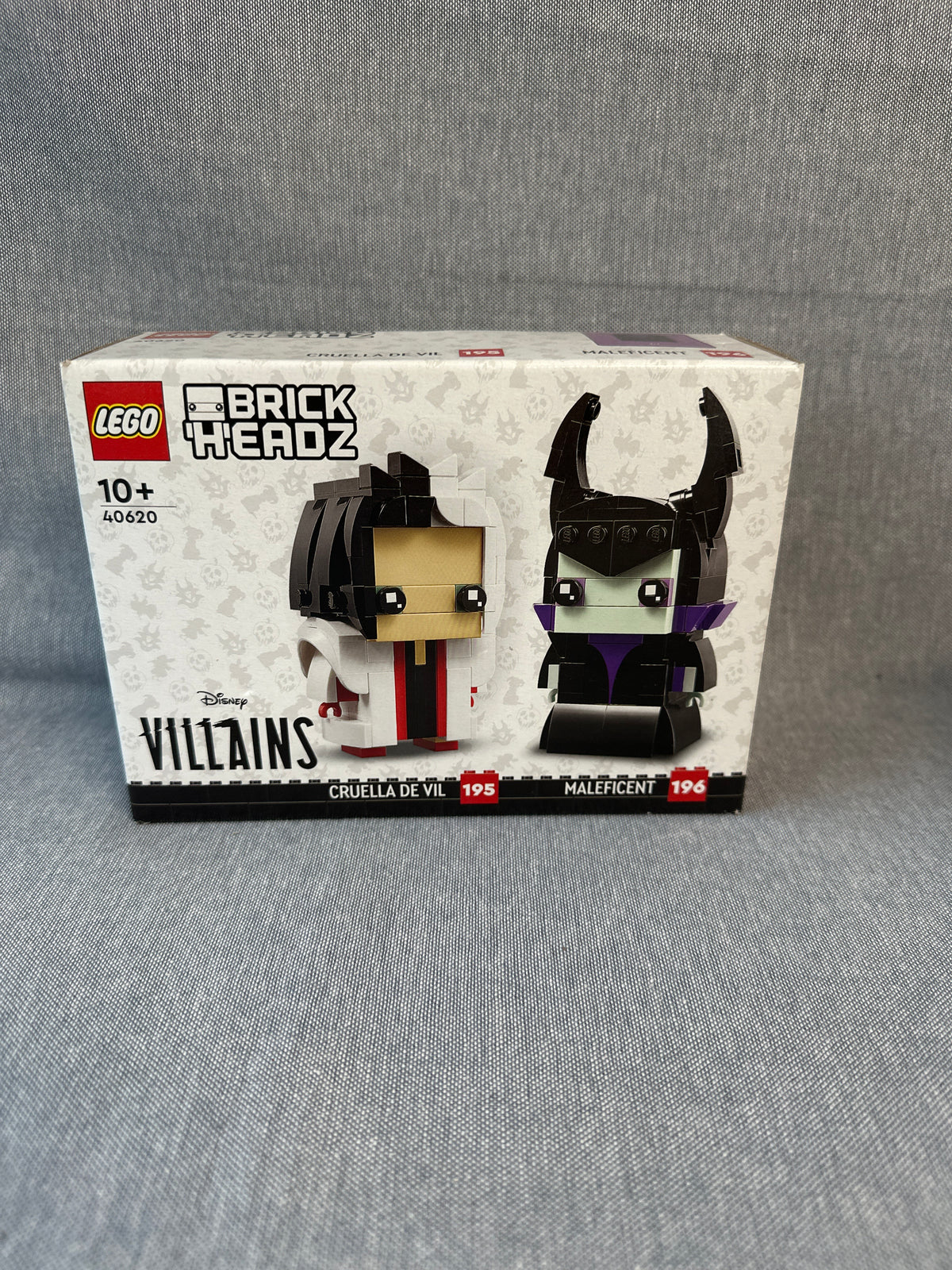 LEGO Brick Headz. Cruella De Vil and Maleficent. 40620.