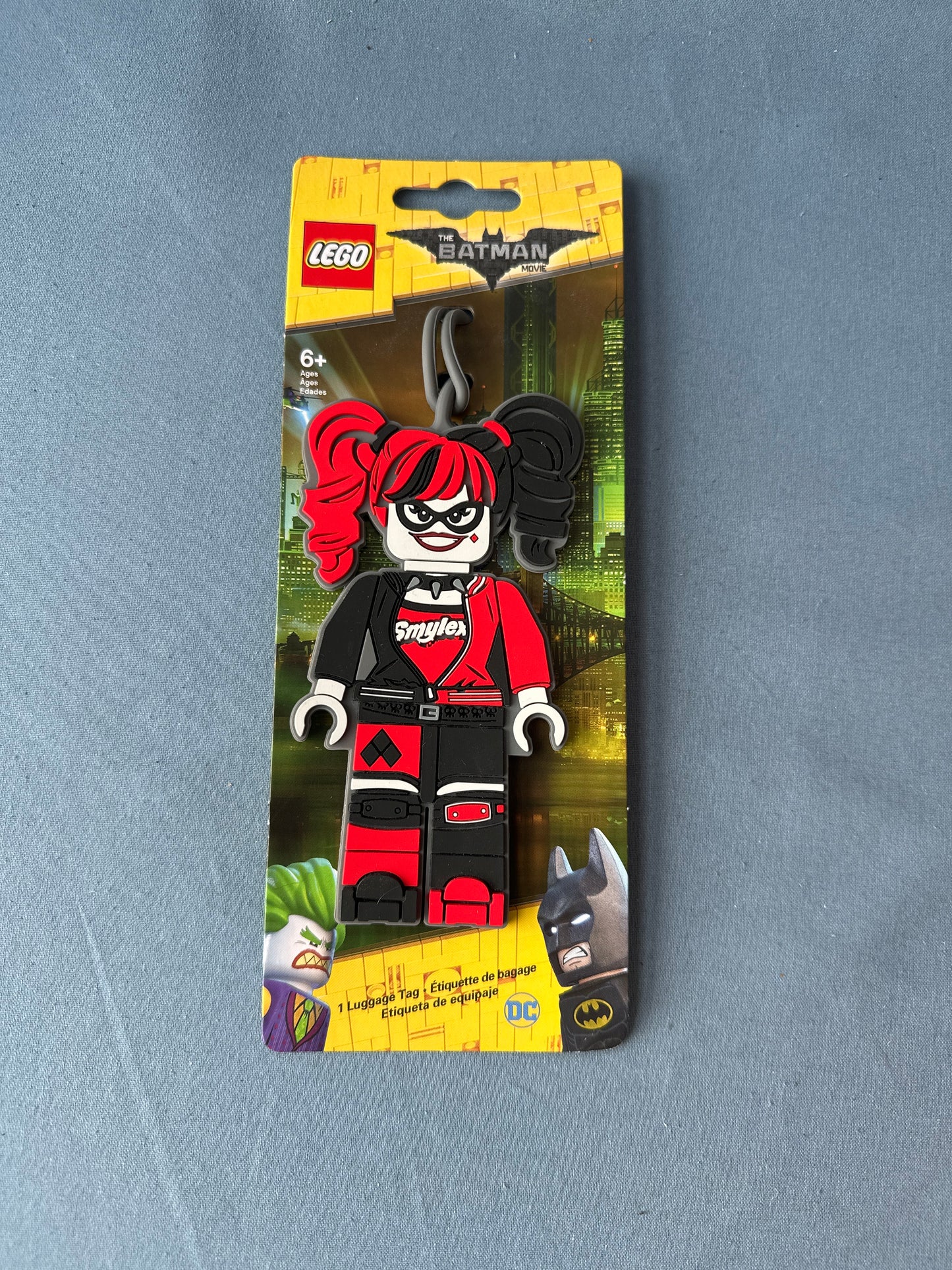 LEGO Batman Movie. Harley Quinn Luggage Tag.