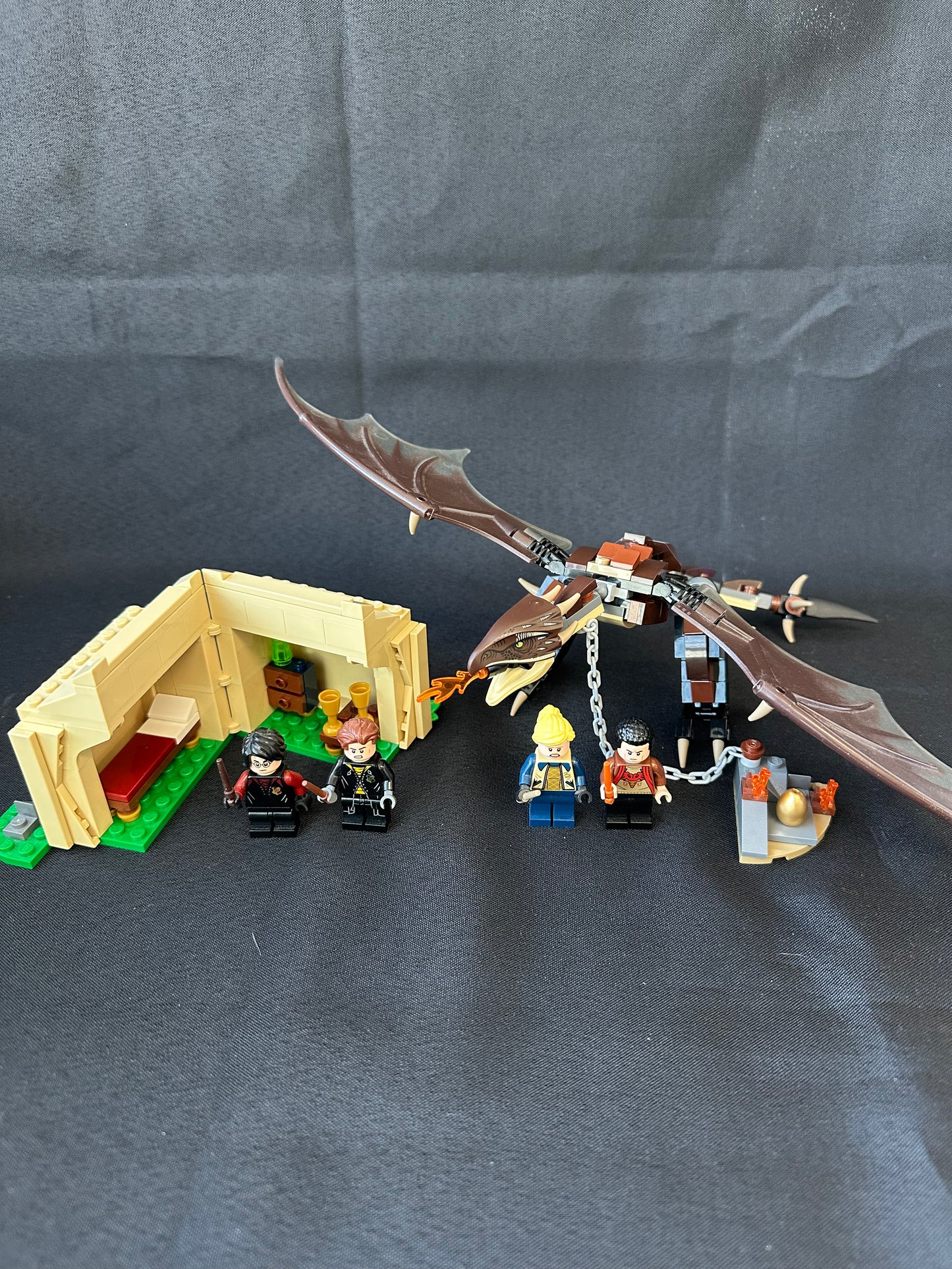 LEGO Harry Potter. Hungarian Horntail Triwizard Challenge. 75946. Used.