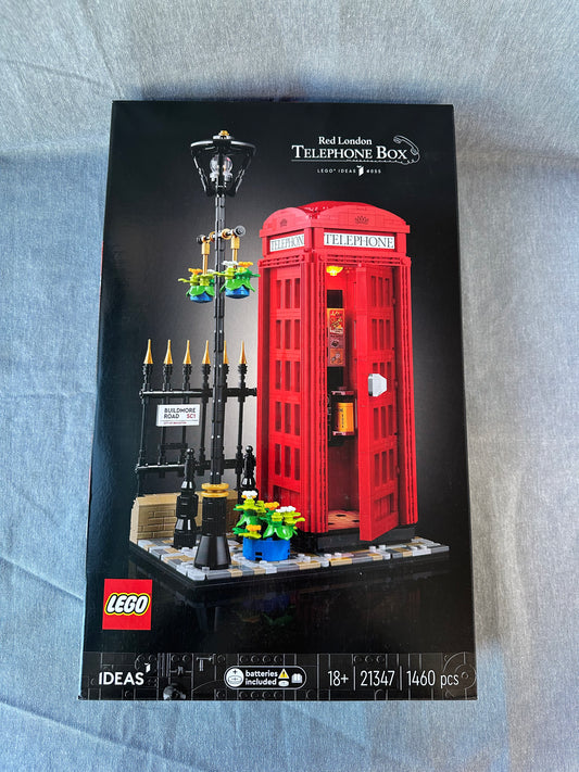 LEGO ideas. Red London Telephone Box. 21347.