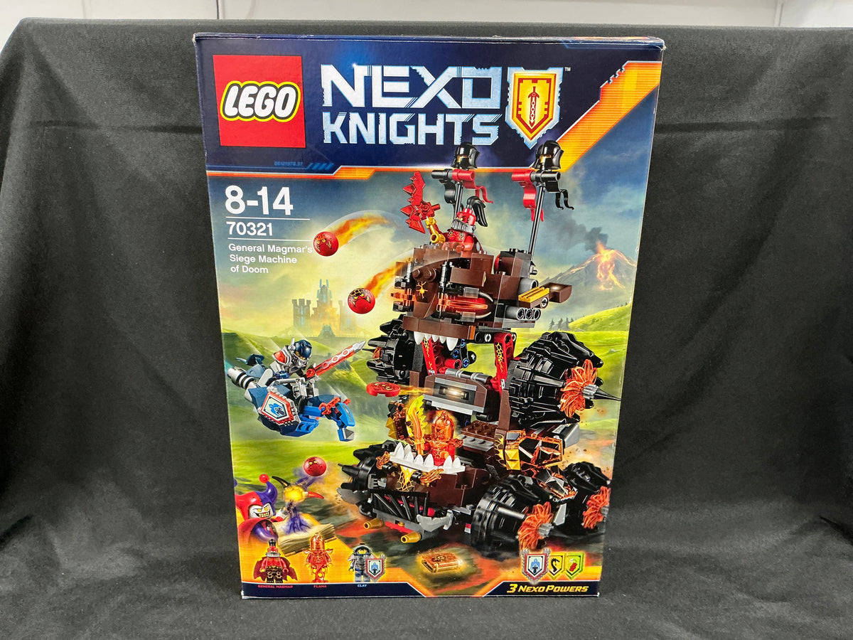 LEGO Nexo Knights. General Magmar’s Siege Machine of Doom. 70321. Used
