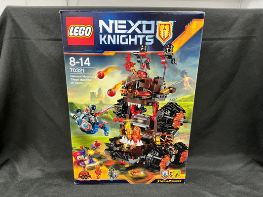 LEGO Nexo Knights. General Magmar’s Siege Machine of Doom. 70321. Used