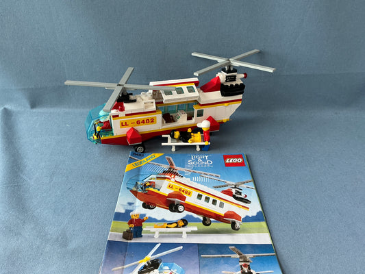 LEGO Town. Light & Sound Rescue Helicopter. 6482. Used