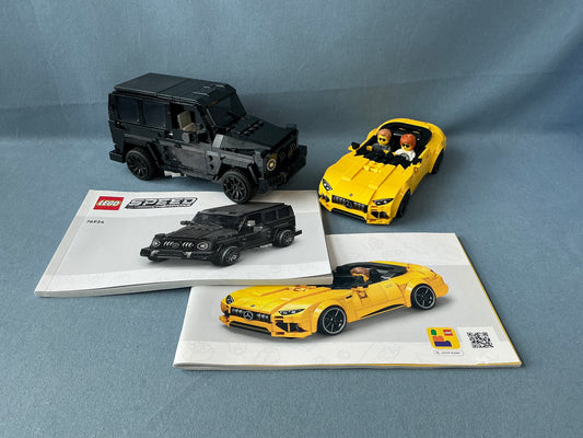 LEGO Speed Champions. Mercedes‑AMG G 63 & Mercedes‑AMG SL 63. 76924. (Used)