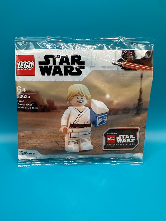 LEGO Star Wars. Luke Skywalker with blue milk polybag. 30625