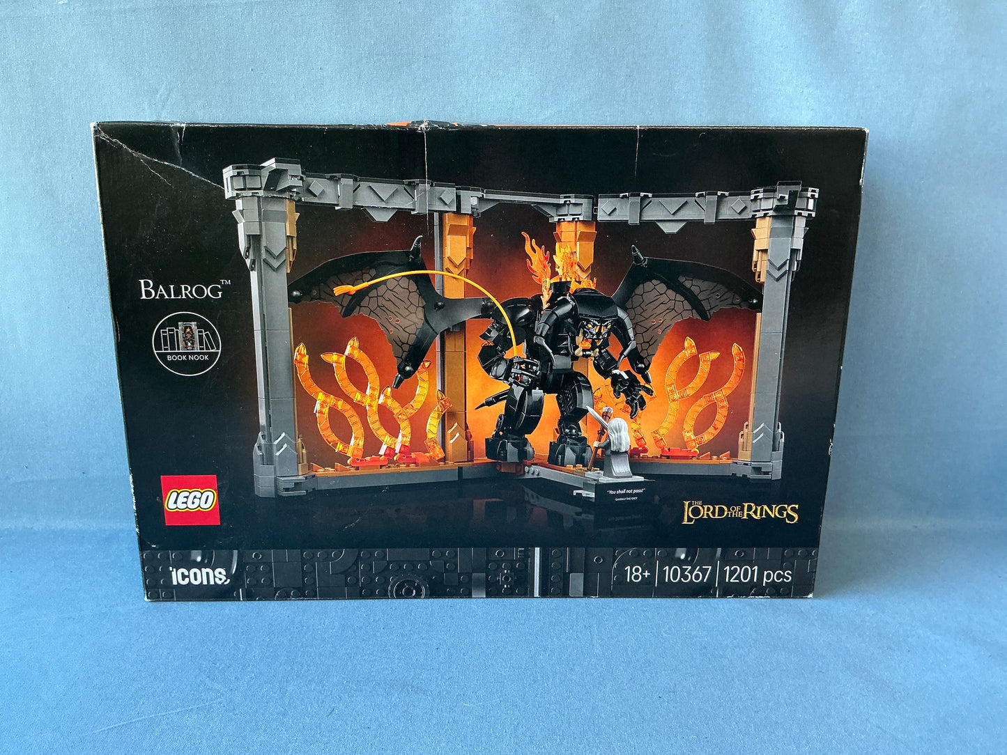 LEGO Lord of the Rings. Balrog Book Nook. 10367 (damaged box)