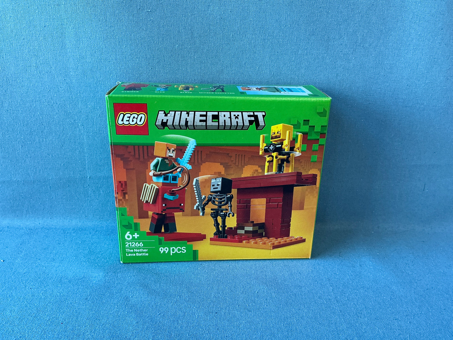 LEGO Minecraft. The Nether Lava Battle. 21266. Used