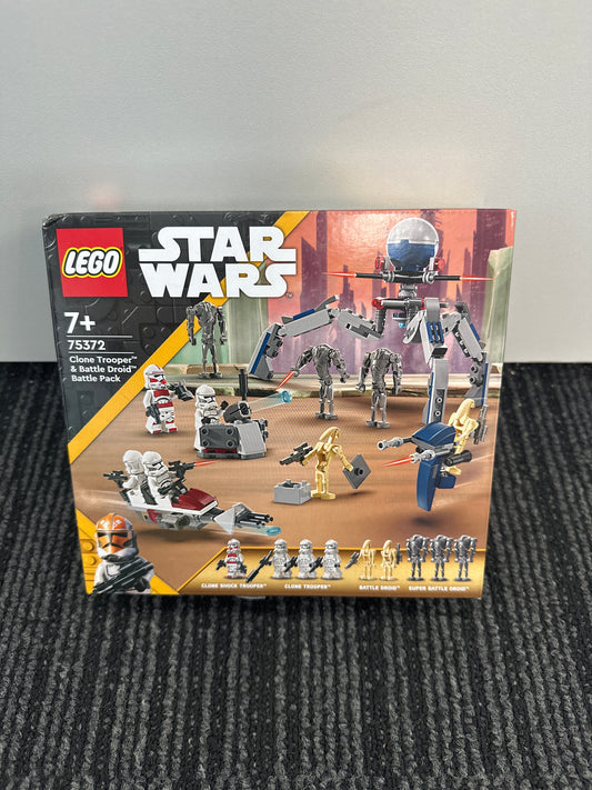 LEGO Star Wars. Clone Trooper & Battle Droid Battle Pack. 75372. New.