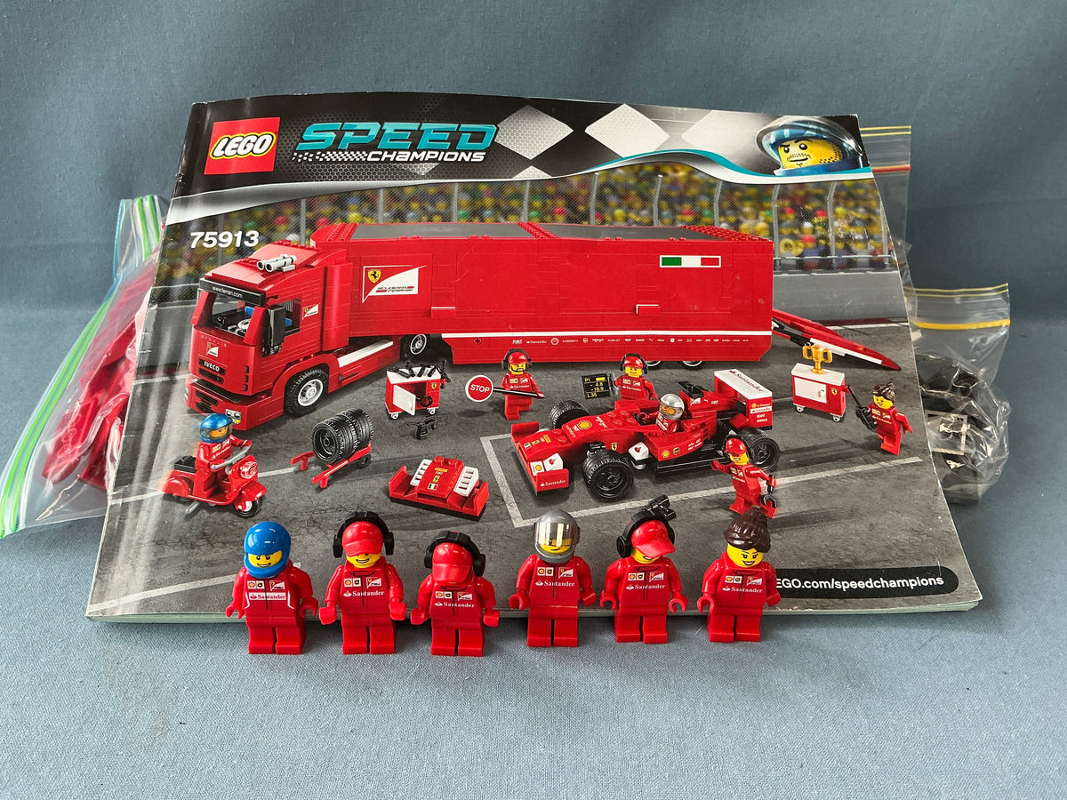 LEGO Speed Champions. F14 T & Scuderia Ferrari Truck. 75913. Used