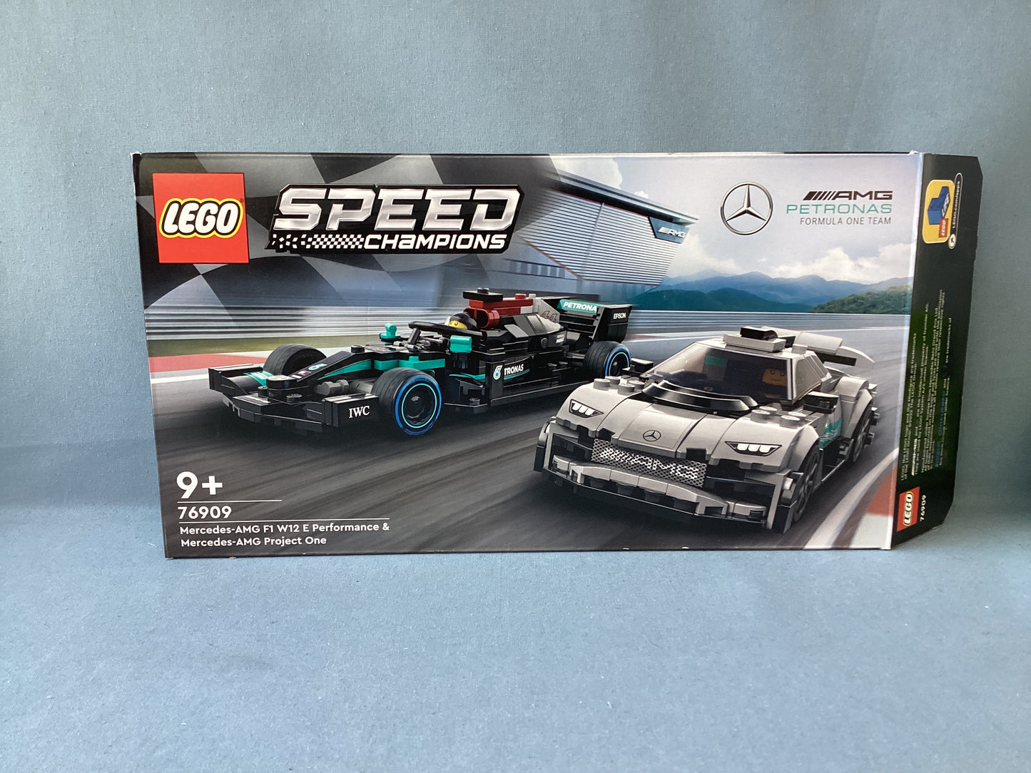LEGO. Speed Champions. Mercedes-AMG F1 W12 E Performance & Mercedes-AMG Project One. 76909. Used.