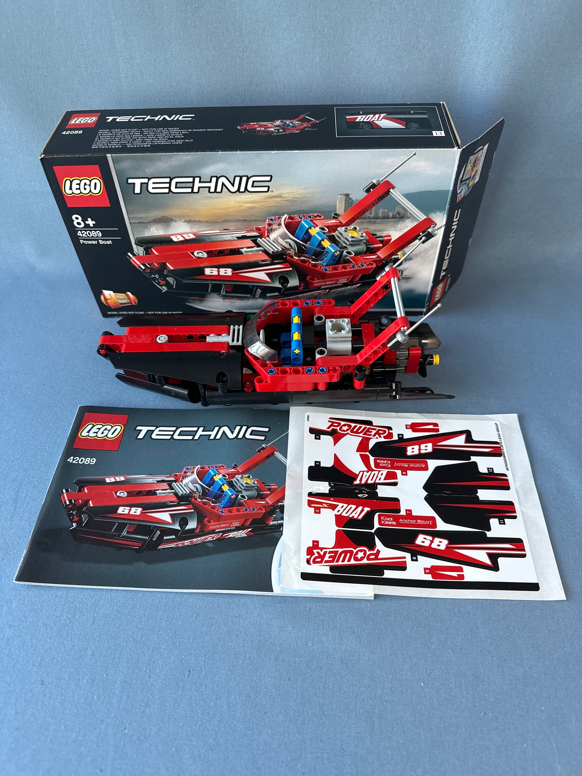 Building Blocks Lego Technic Power Boat 42089 Building Kit LEGO