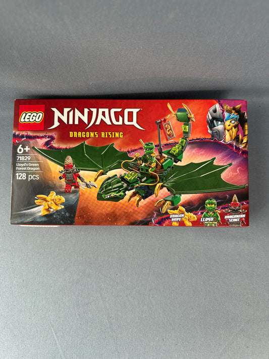 LEGO Ninjago. Lloyd’s Green Forest Dragon. 71829. Used