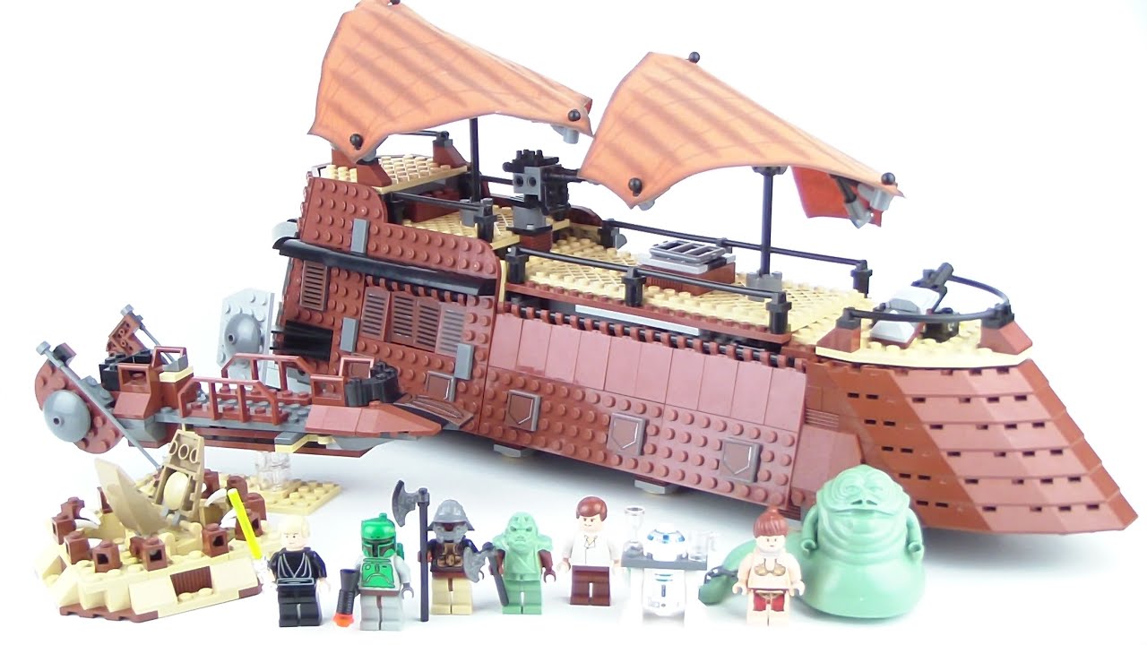 Jabba's Sail Barge. Set 6210. Used