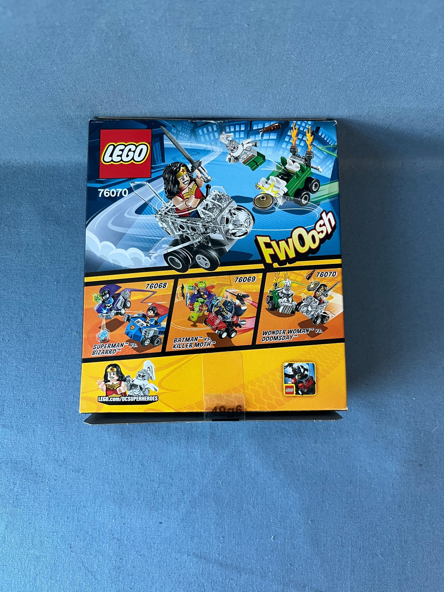 LEGO. DC Comics. Super Heros. Mighty Micros: Wonder Woman vs. Doomsday. 76070. Used.