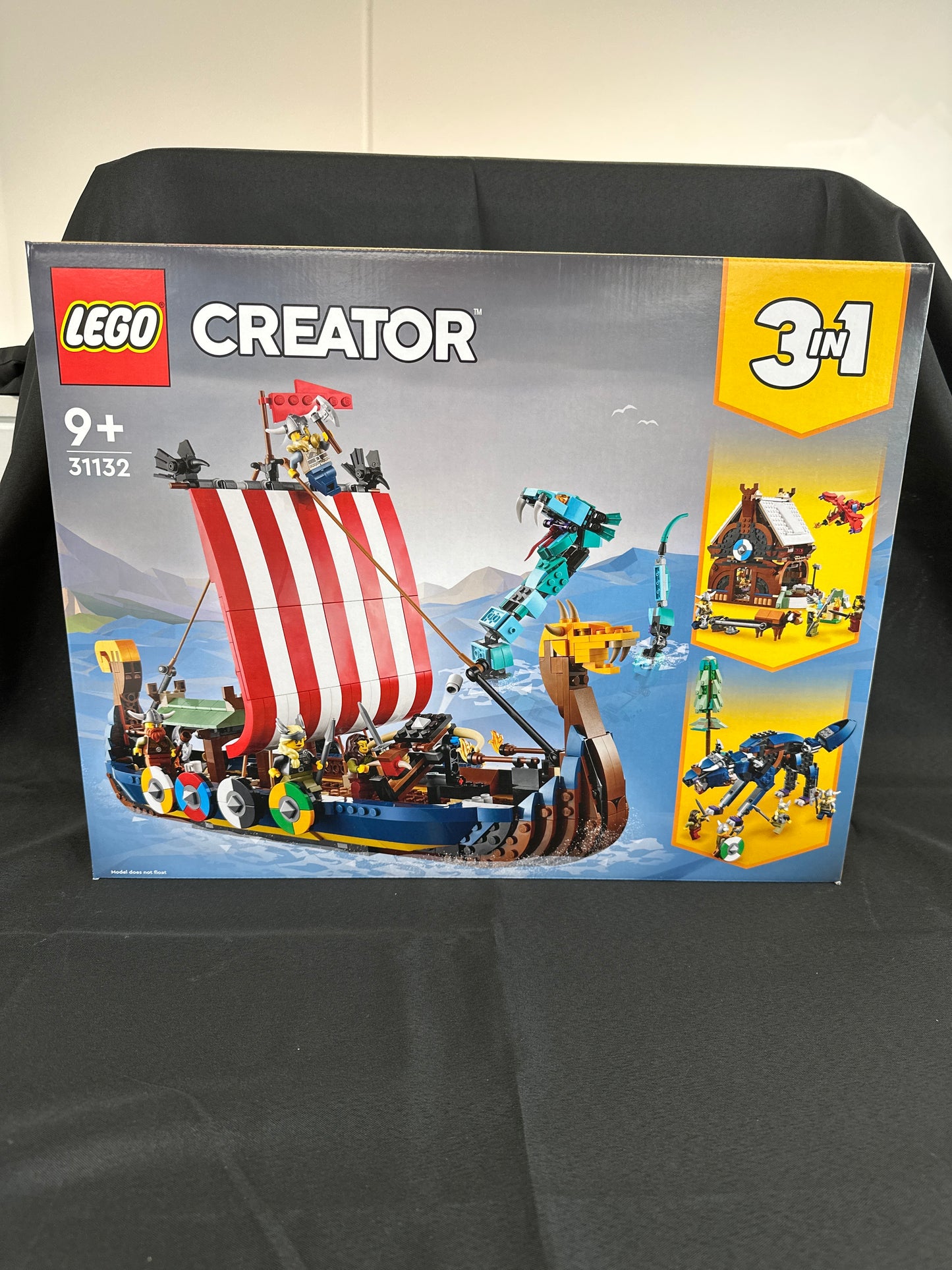 Viking ship and Midgard serpent. 31132. New