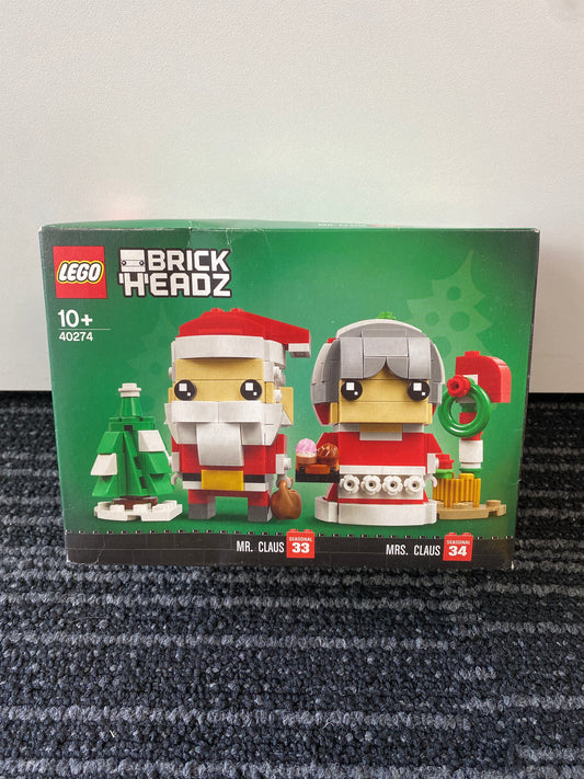 Mr Claus & Mrs Claus BrickHeadz. 40274. New