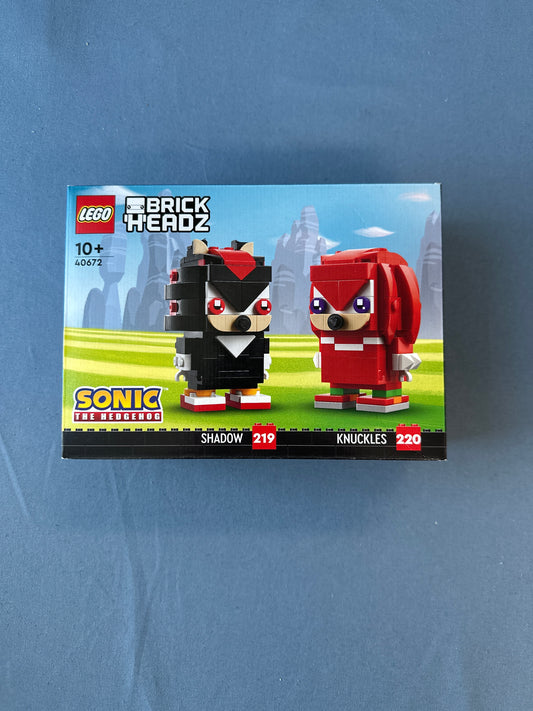 LEGO BrickHeadz. Sonic the Hedgehog: Knuckles & Shadow. 40672
