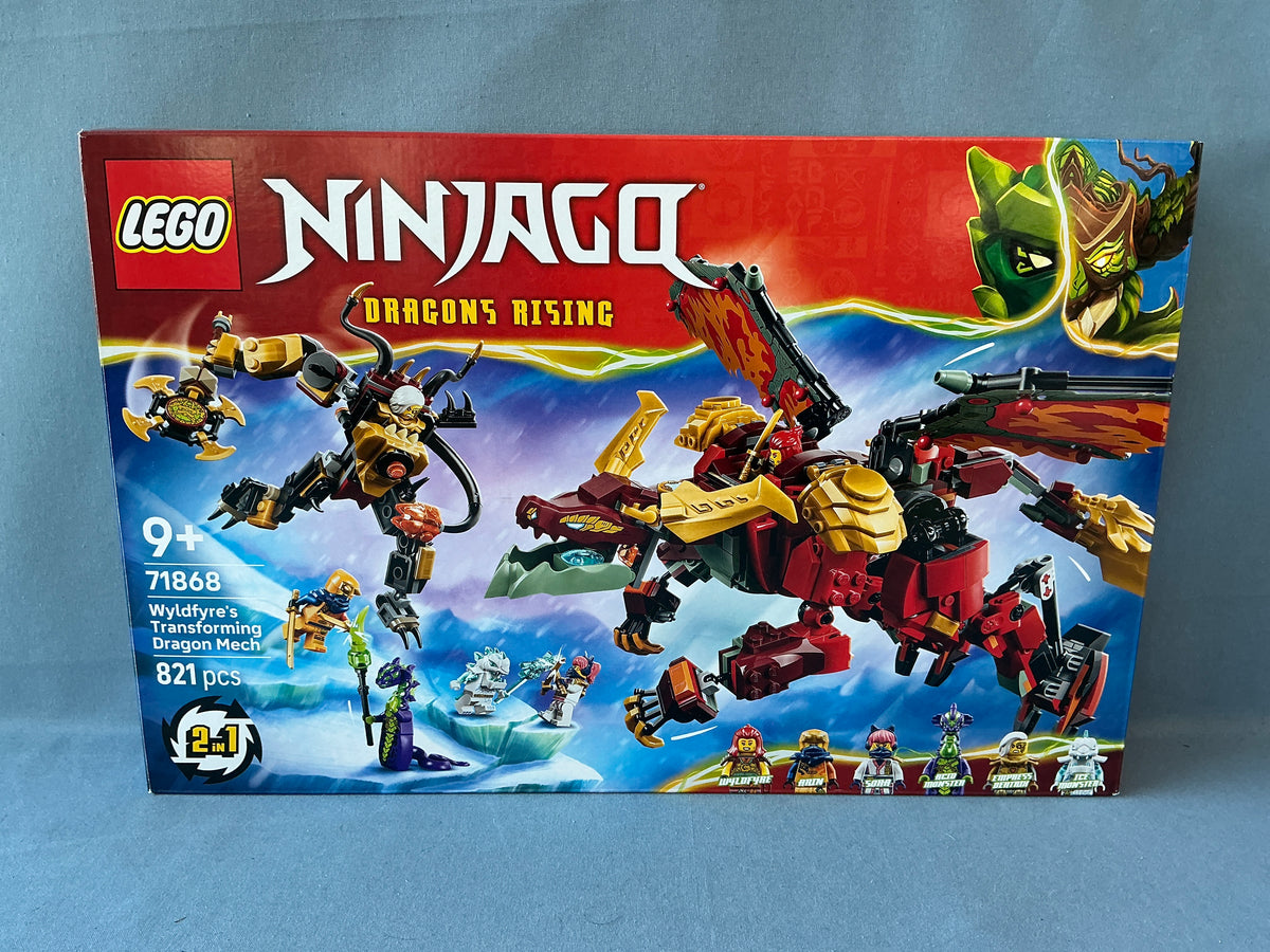 LEGO Ninjago. Wyldfyre’s Transforming Dragon Mech. 71868. Used