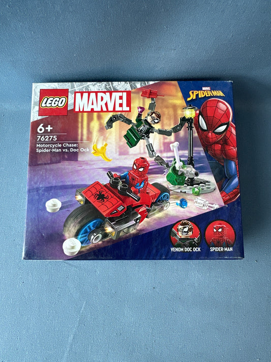 LEGO Super Heroes. Motorcycle Chase: Spider Man vs Doc Ock. 76275