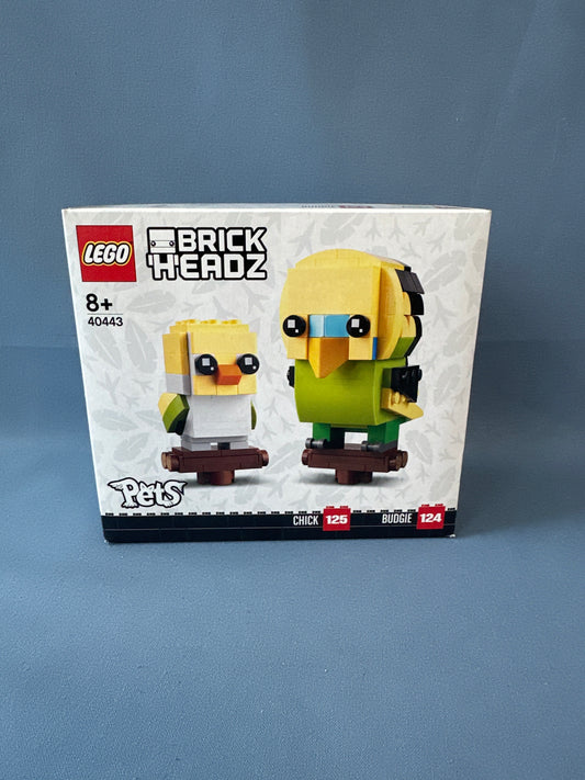 LEGO Brick Headz. Chick and Budgie. 40443.