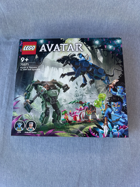 LEGO Avatar. Neytiri and Thanator vs AMP suit Quaritch. 75571