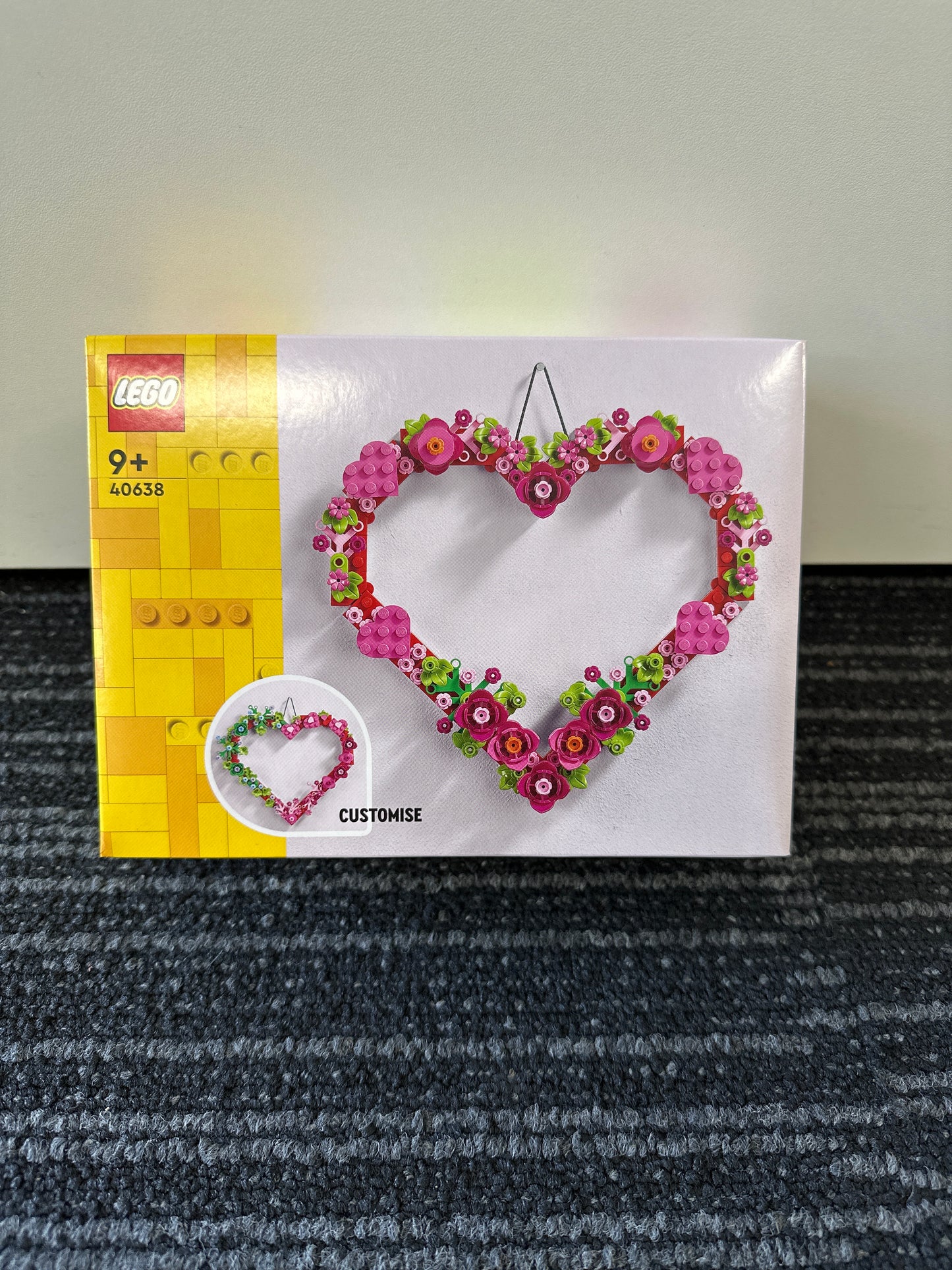 LEGO Hangable Heart Decoration. 40638. New.