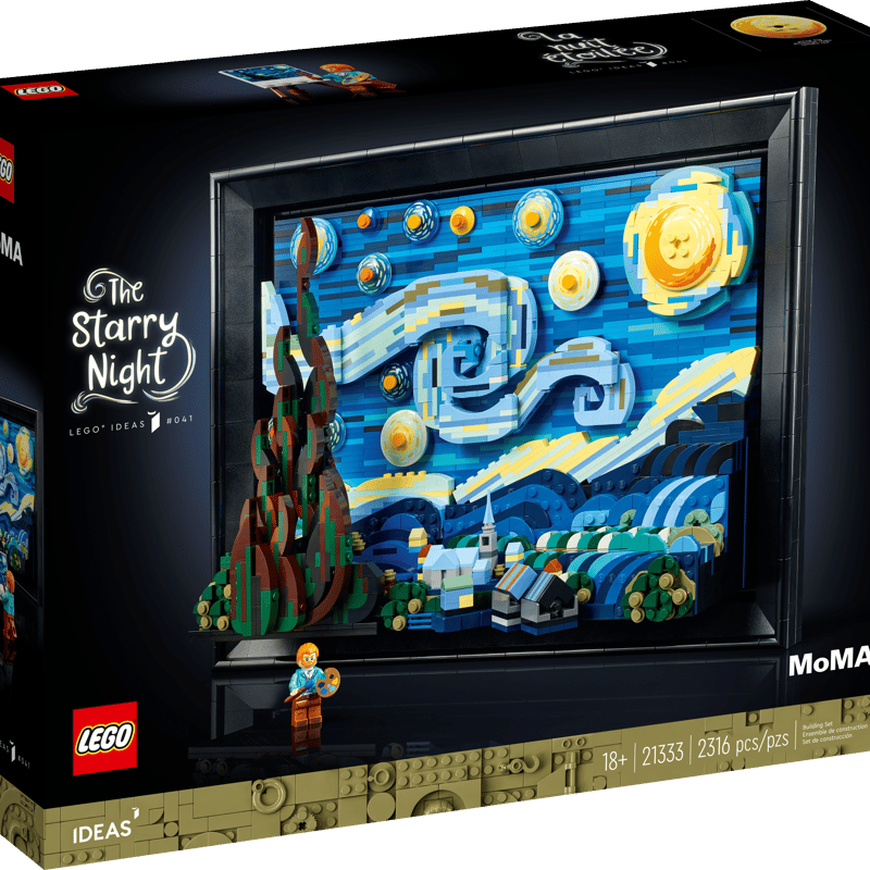 LEGO Ideas. The Starry Night (Vincent van Gogh). 21333. (Used)