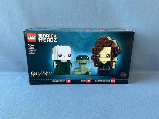 LEGO Harry Potter. Voldemort, Nagini and Bellatrix BrickHeadz. 40496