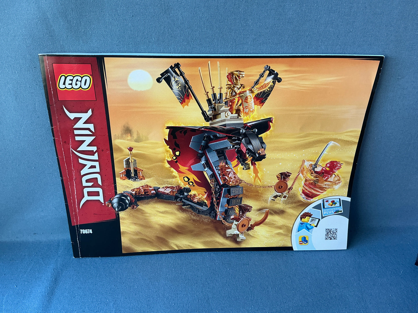 LEGO Ninjago. Fire Fang. 70674. Used