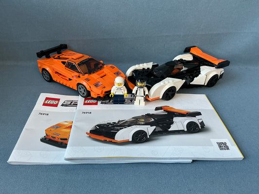 LEGO Speed Champions. McLaren Solus & F1 LM. 76918. Used