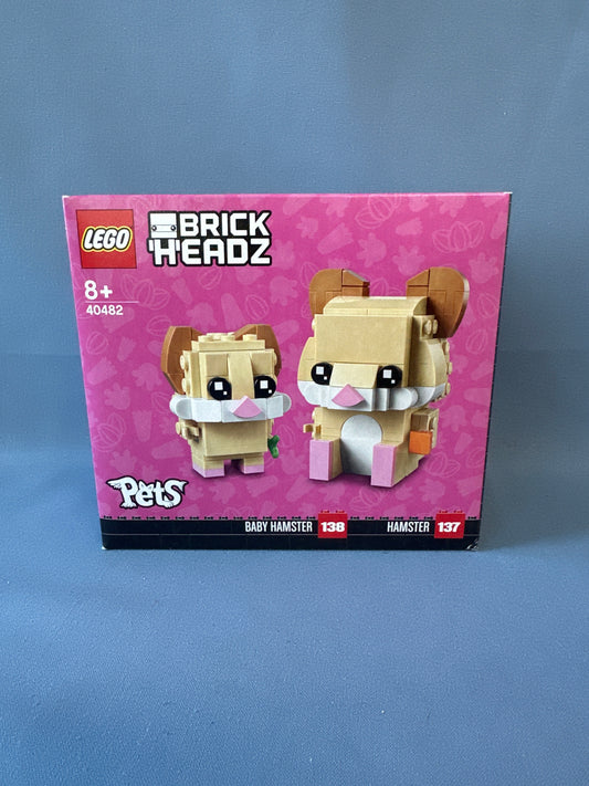 LEGO Brick Headz. Baby hamster and hamster. 40482