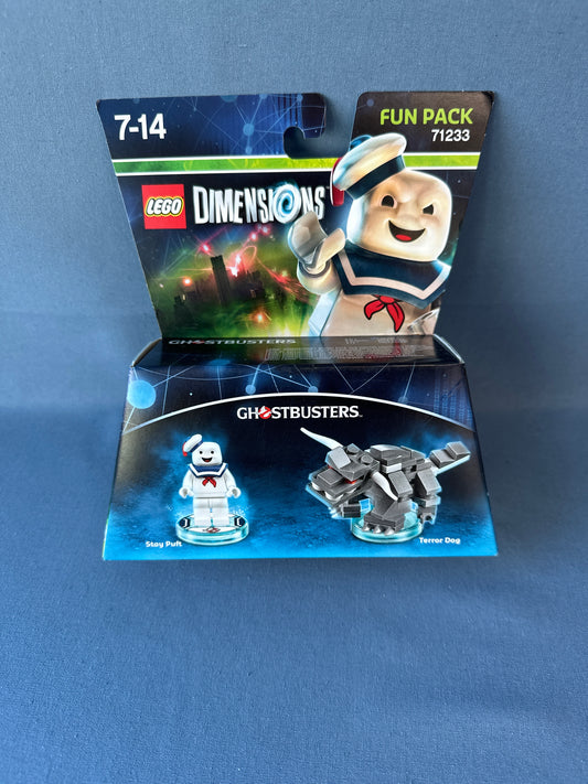 LEGO Dimensions. Fun Pack - Ghostbusters (Stay Puft Bibendum Chamallow and Terror Dog). 71233