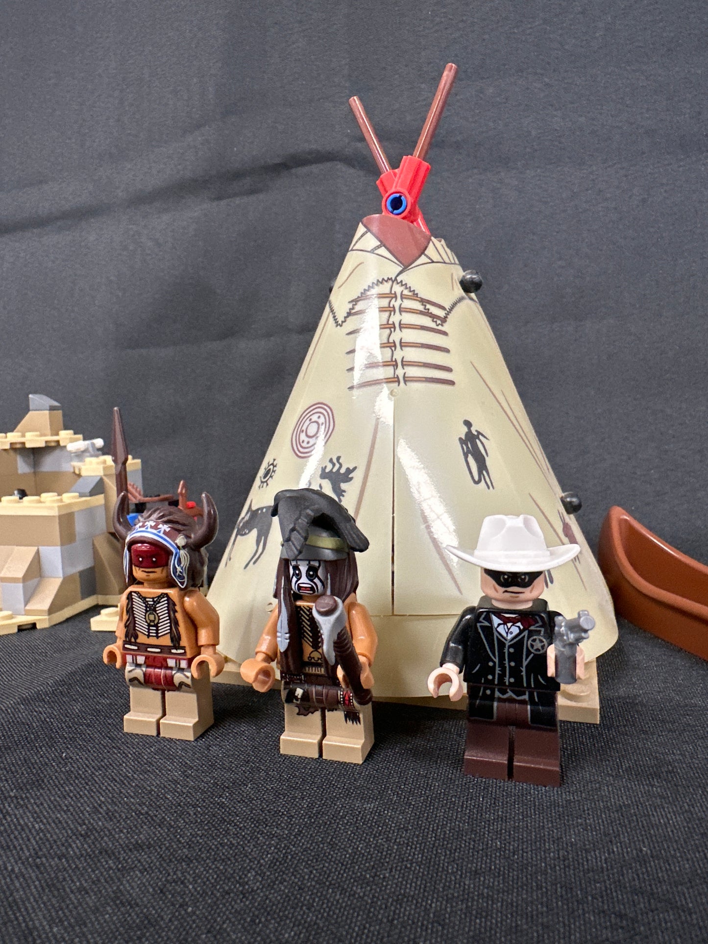 LEGO The Lone Ranger. Comanche Camp. 79107. Used.