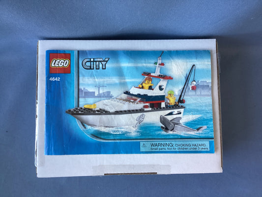 LEGO. City. Fishing Boat. 4642. (Used)
