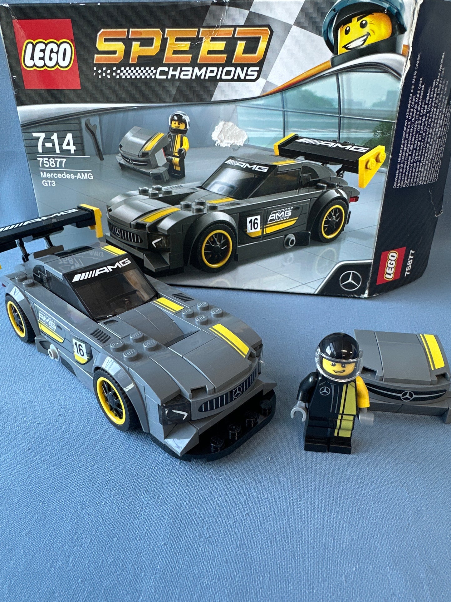 LEGO Speed Champions. Mercedes AMG GT3. 75877. (Used)
