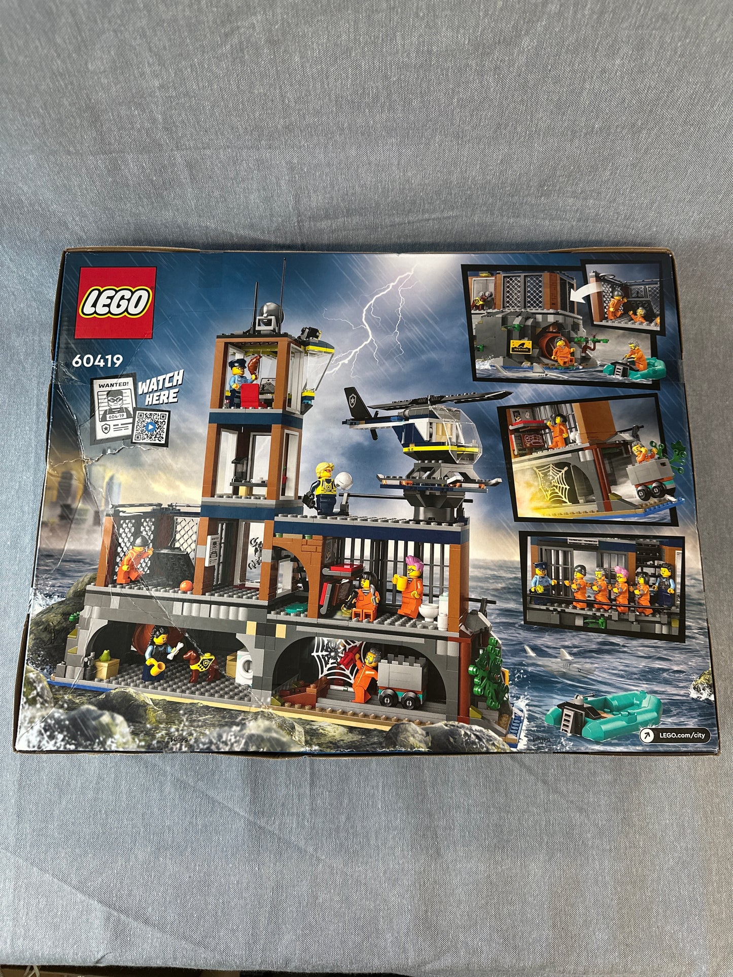 LEGO City. Police Prison Island. 60419. (Damaged box)
