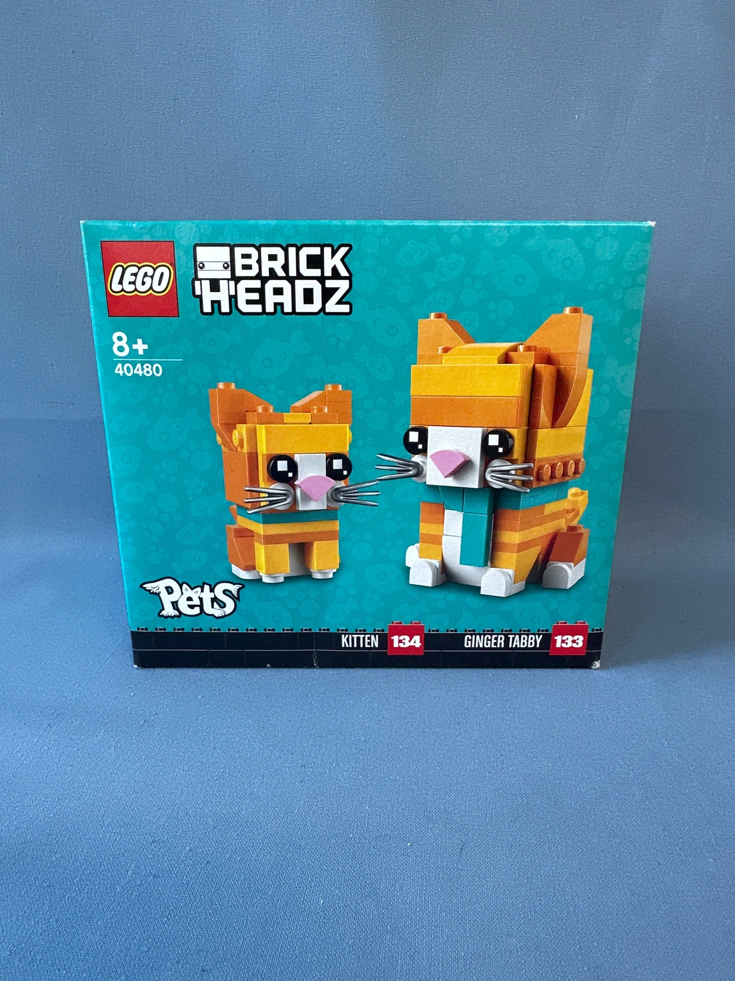 LEGO Brick Headz. Kitten and ginger tabby. 40480.