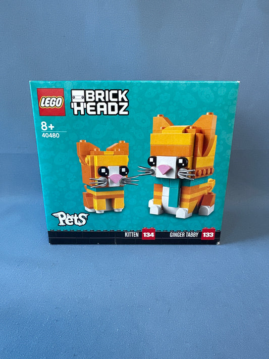 LEGO Brick Headz. Kitten and ginger tabby. 40480.